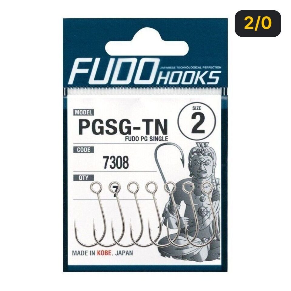 Fudo 7308 PG Single Yeni Nesil Galvaniz Sahte İğnesi 2/0
