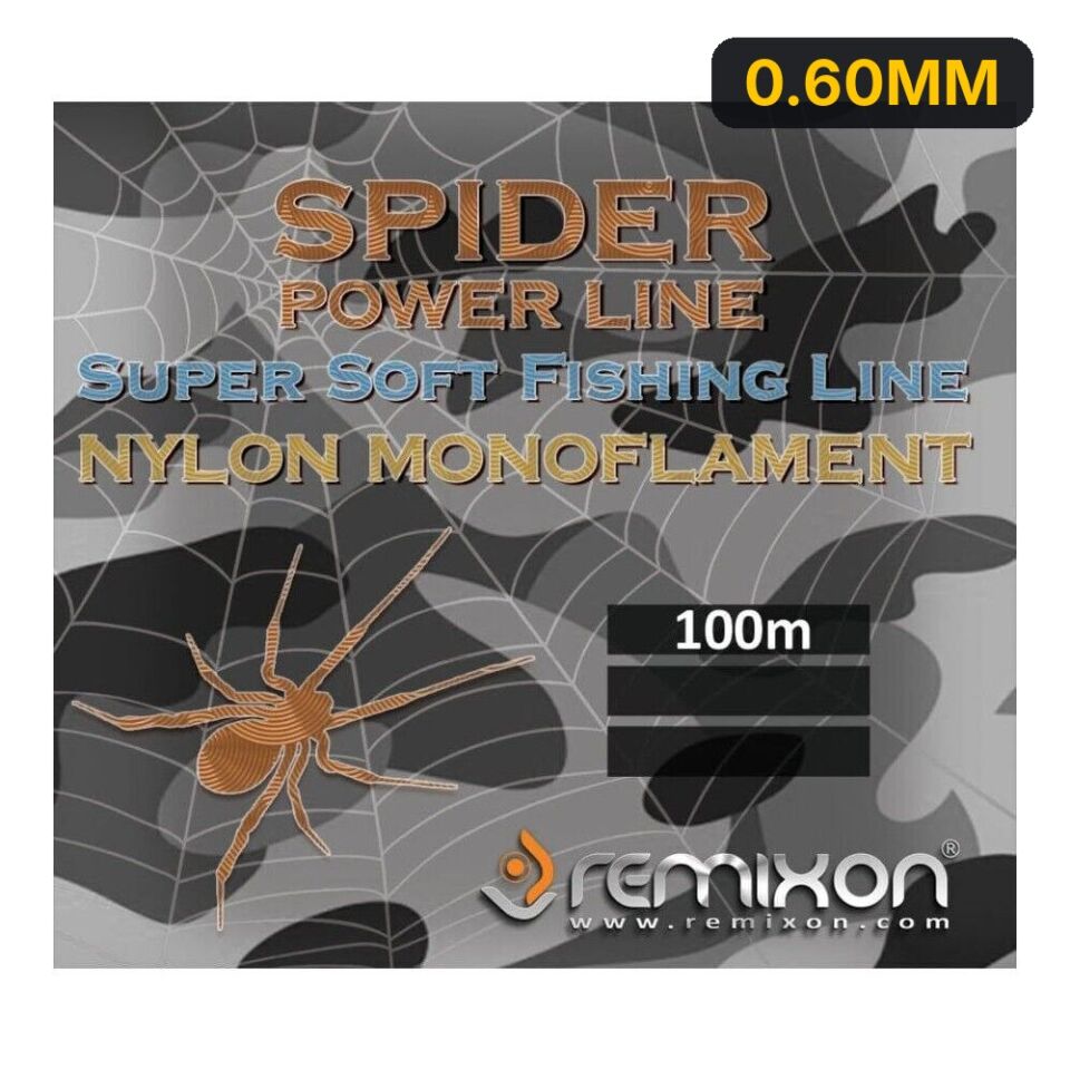 Remixon Spider Serisi 100m Poşet Monofilament Misina 0.60MM