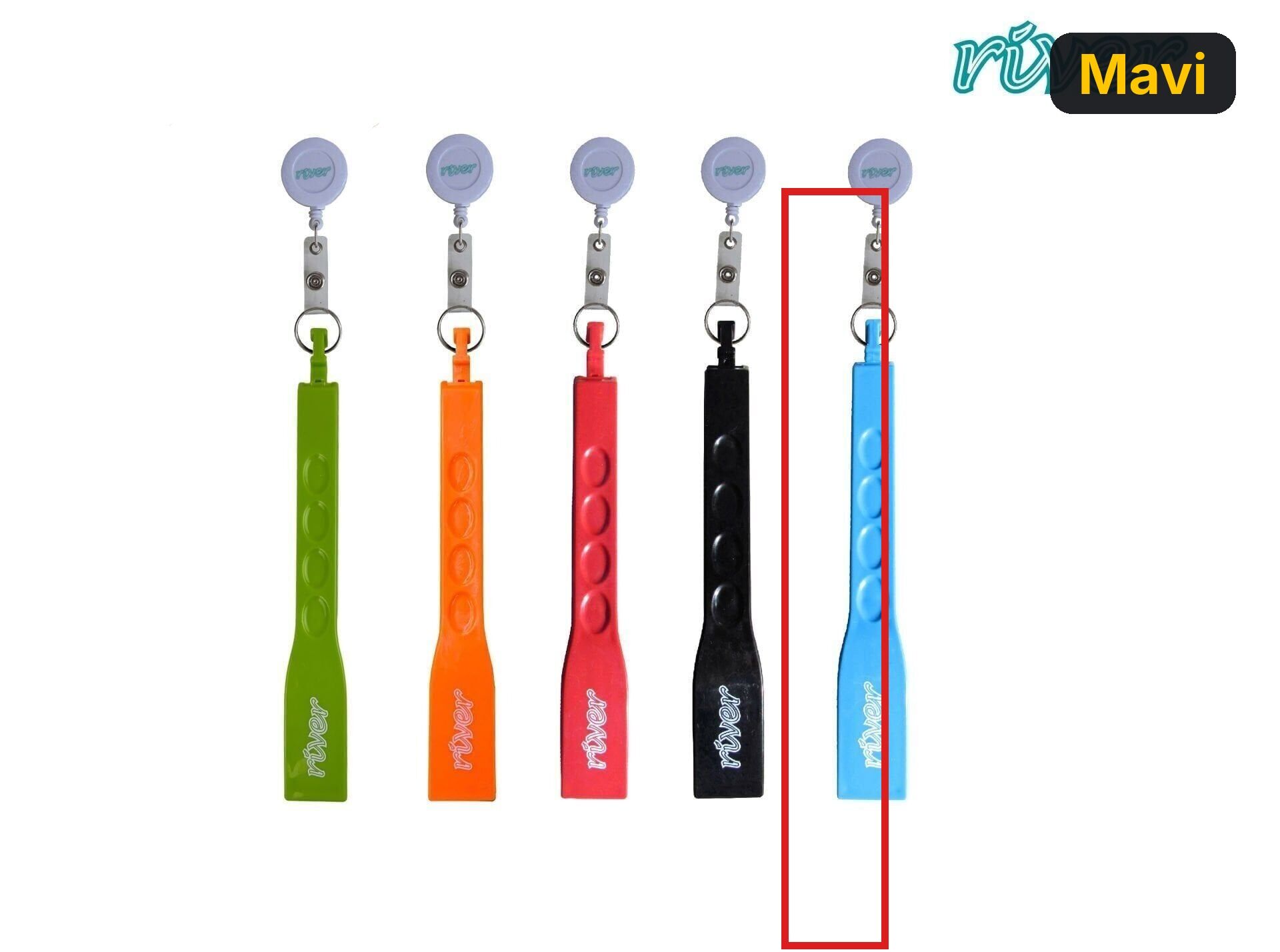 River Kilitli Balık Maşası  21Cm Mavi