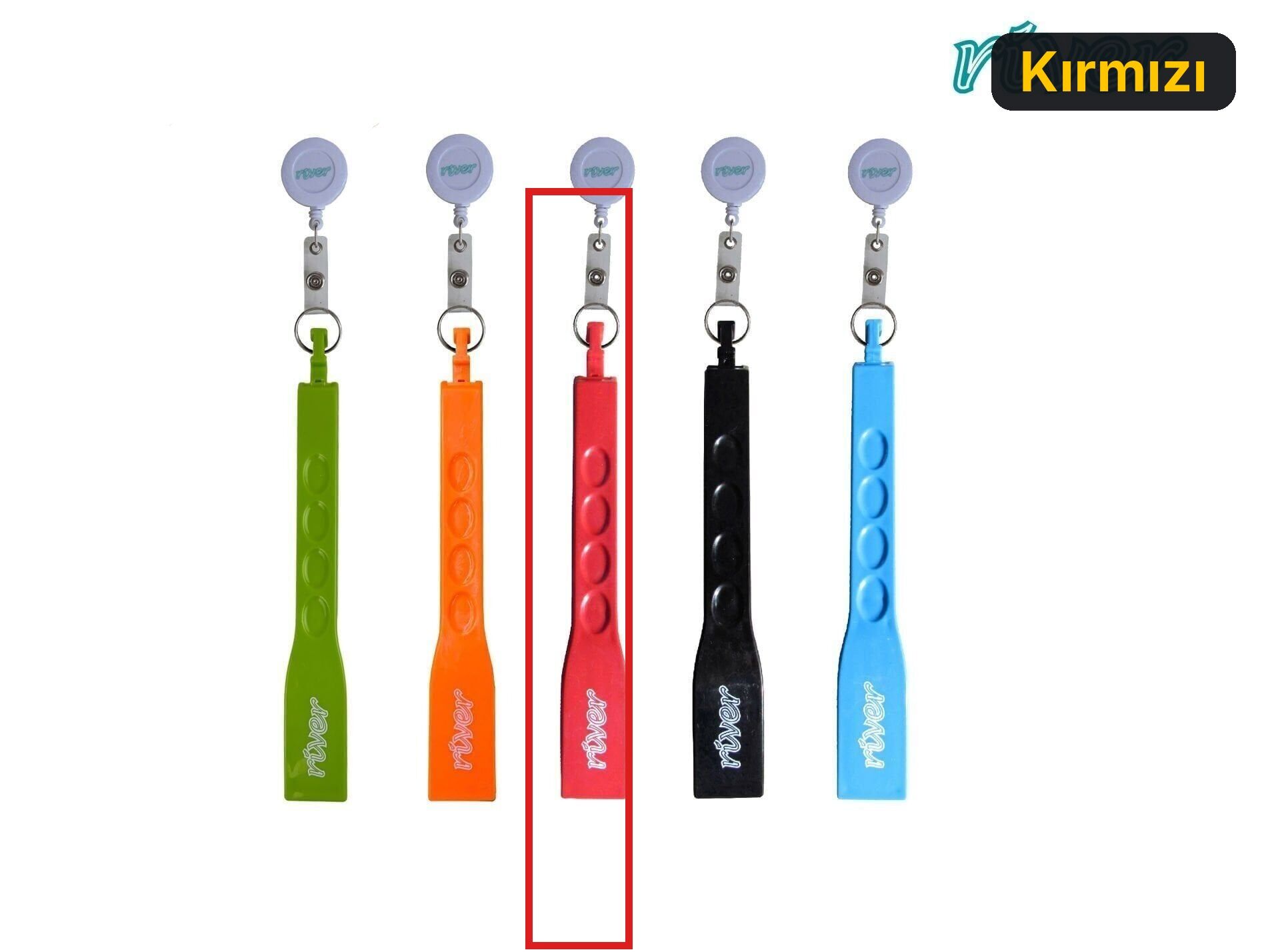 River Kilitli Balık Maşası  21Cm Kırmızı