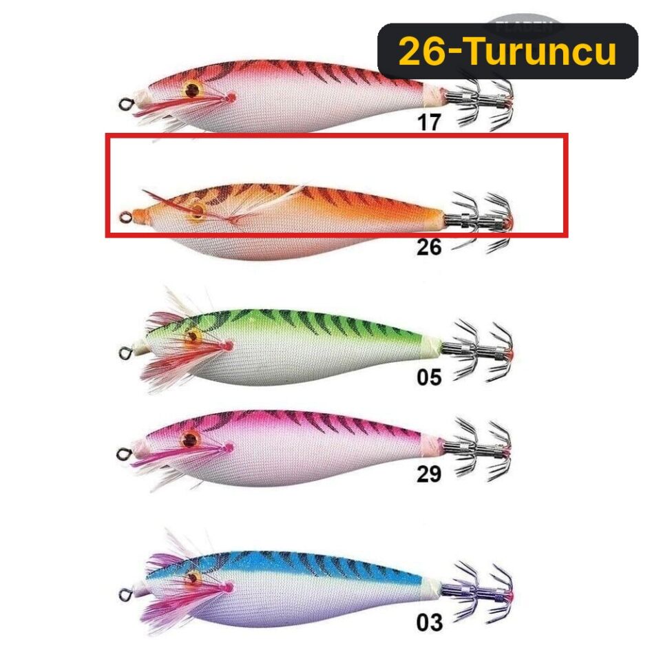 Fladen Kalamar Zokası 8 Cm 26-Turuncu