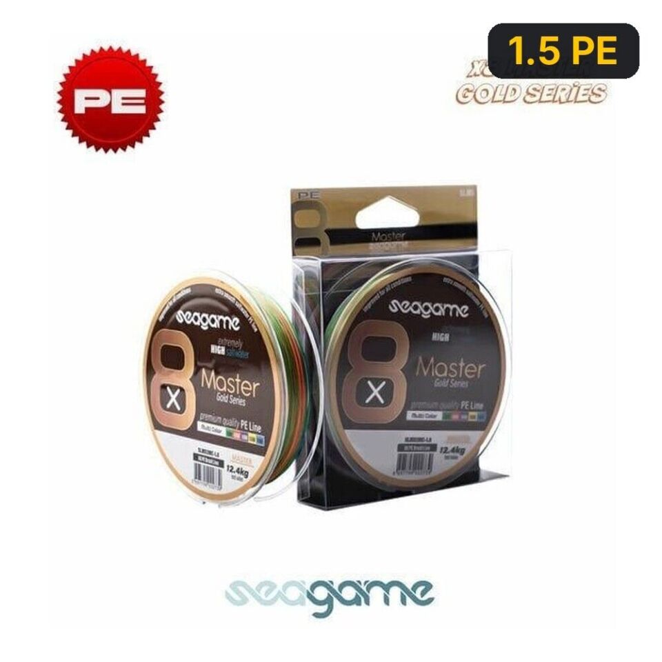 Seagame Master X8 PE 150M Multi Color İp Misina 1.5 PE