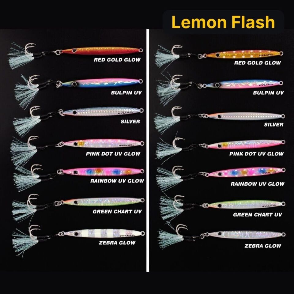 Ryuji Slim Jet Jig 60gr Metal Yem Lemon Flash