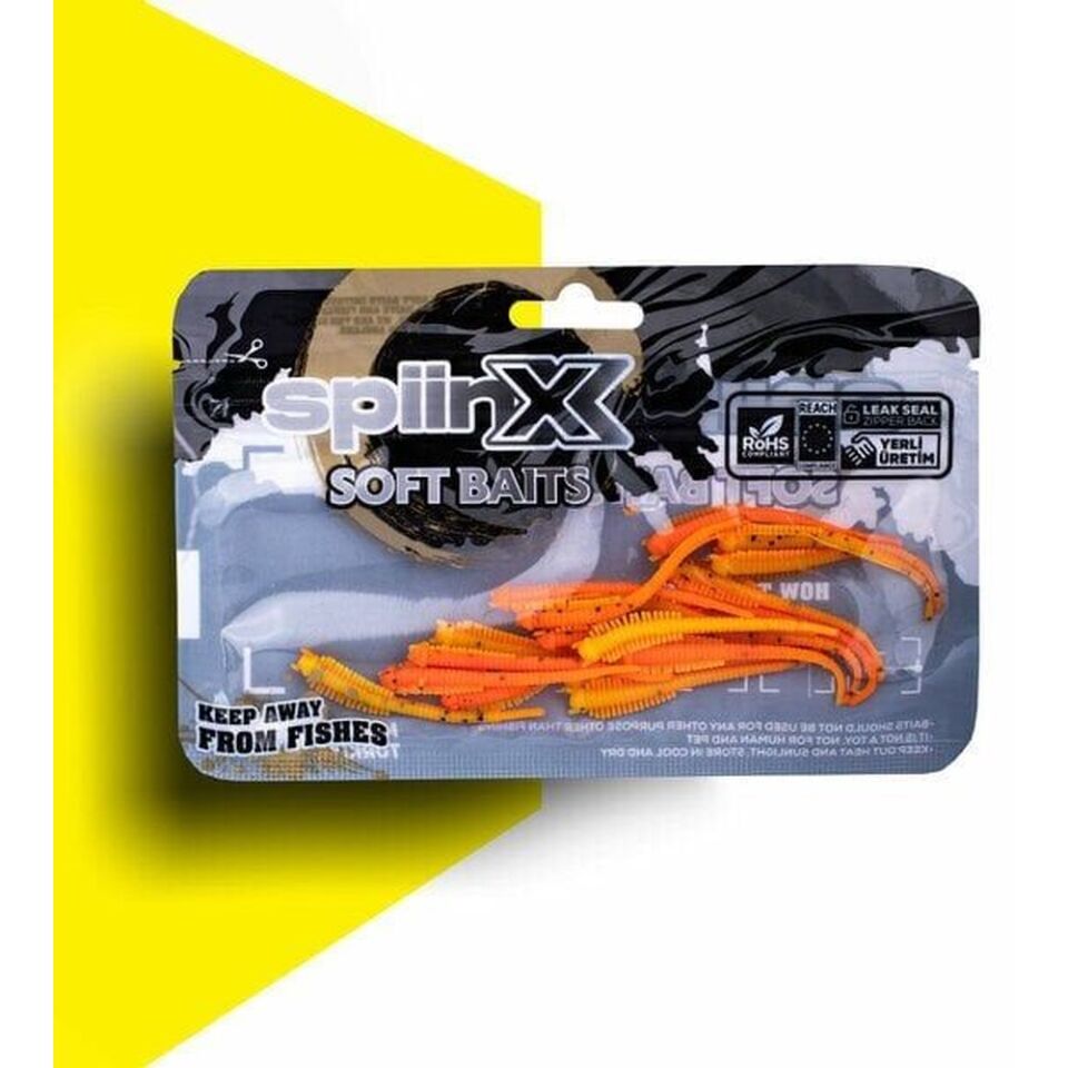Spiinx Sandworm 6cm 18P Silikon Yem