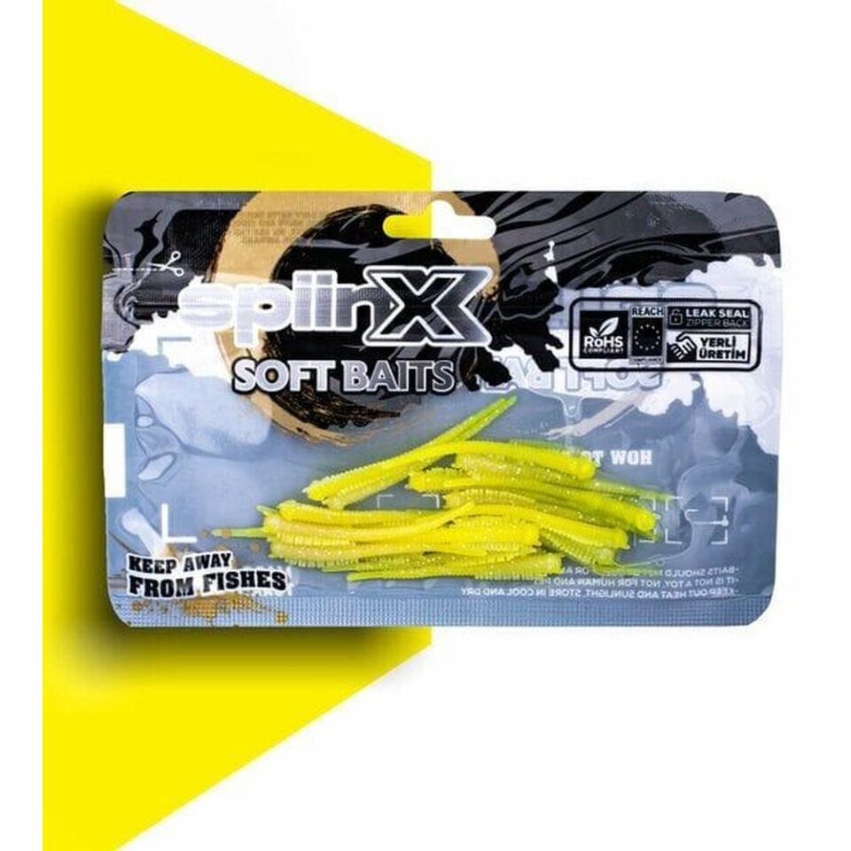Spiinx Sandworm 6cm 18P Silikon Yem