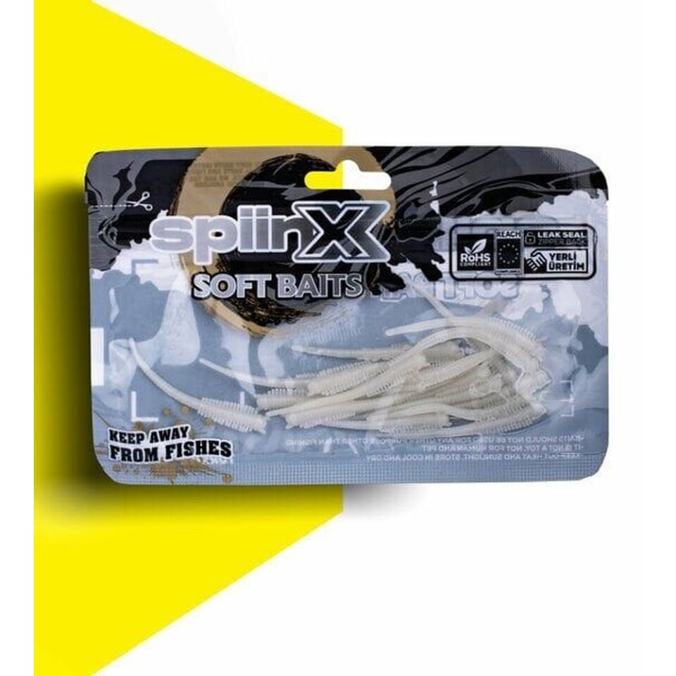 Spiinx Sandworm 6cm 18P Silikon Yem