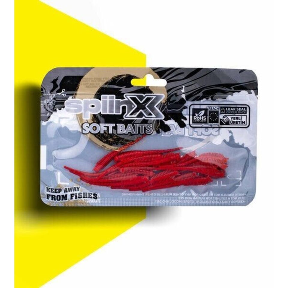 Spiinx Sandworm 6cm 18P Silikon Yem