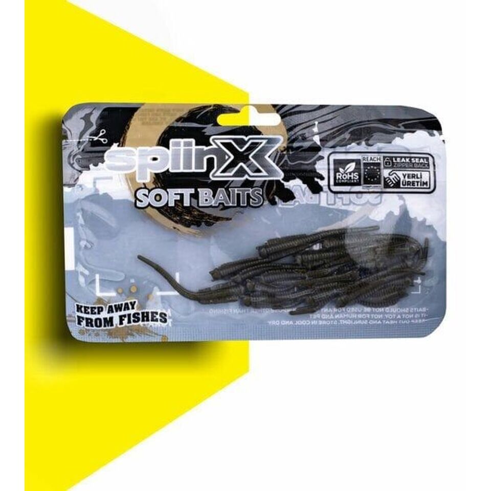 Spiinx Sandworm 6cm 18P Silikon Yem