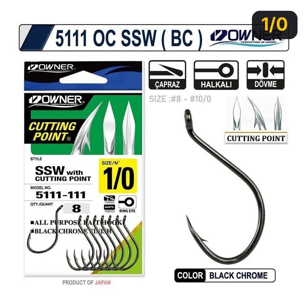 OWNER 5111 OC SSW ( BC ) Tekli Olta İğnesi 1/0