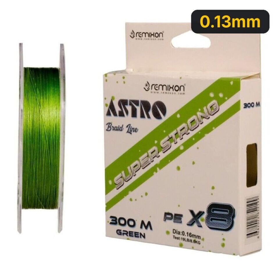 Remixon Astro 8X 300m Green İp Misina 0.13MM