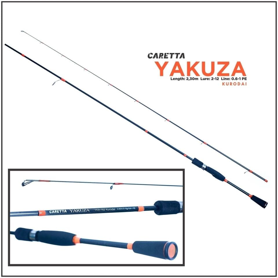 Caretta Yakuza Kurodai 2-12g 2.30m Lrf Kamışı