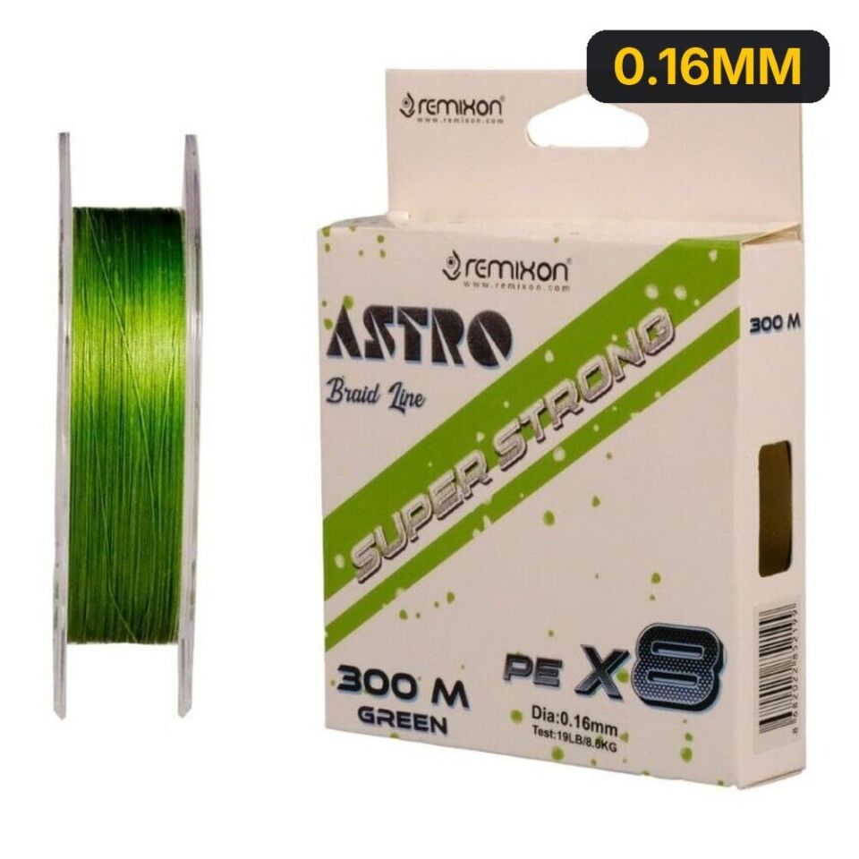 Remixon Astro 8X 300m Green İp Misina 0.16MM