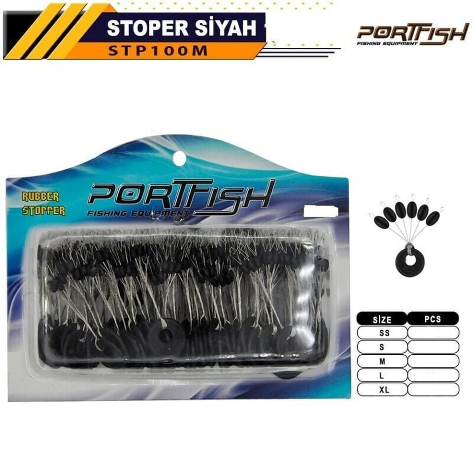 Portfish Stoper Siyah SS