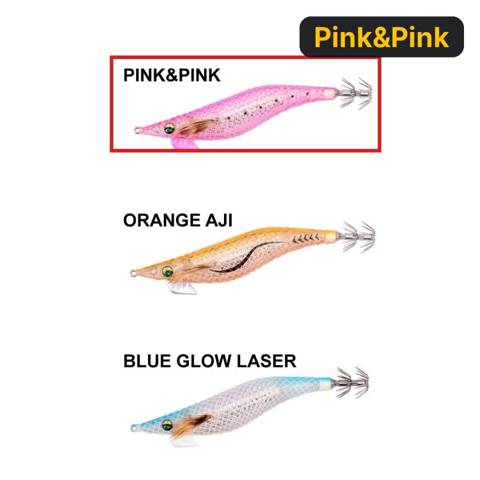 Daiwa Emeraldas Shine LC Laser Impact 2.5'' 12 GR Kalamar Zokası Pink&Pink