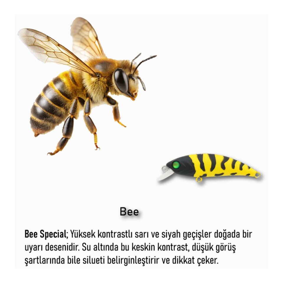 Hanfish Zıpır KG 50mm 4,5 GR Lrf Maket Balık Arı