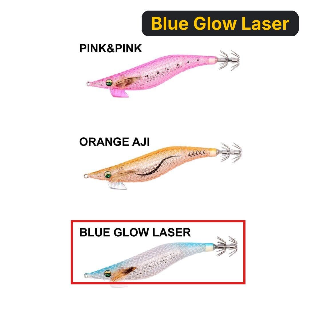 Daiwa Emeraldas Shine LC Laser Impact 2.5'' 12 GR Kalamar Zokası Blue Glow Laser
