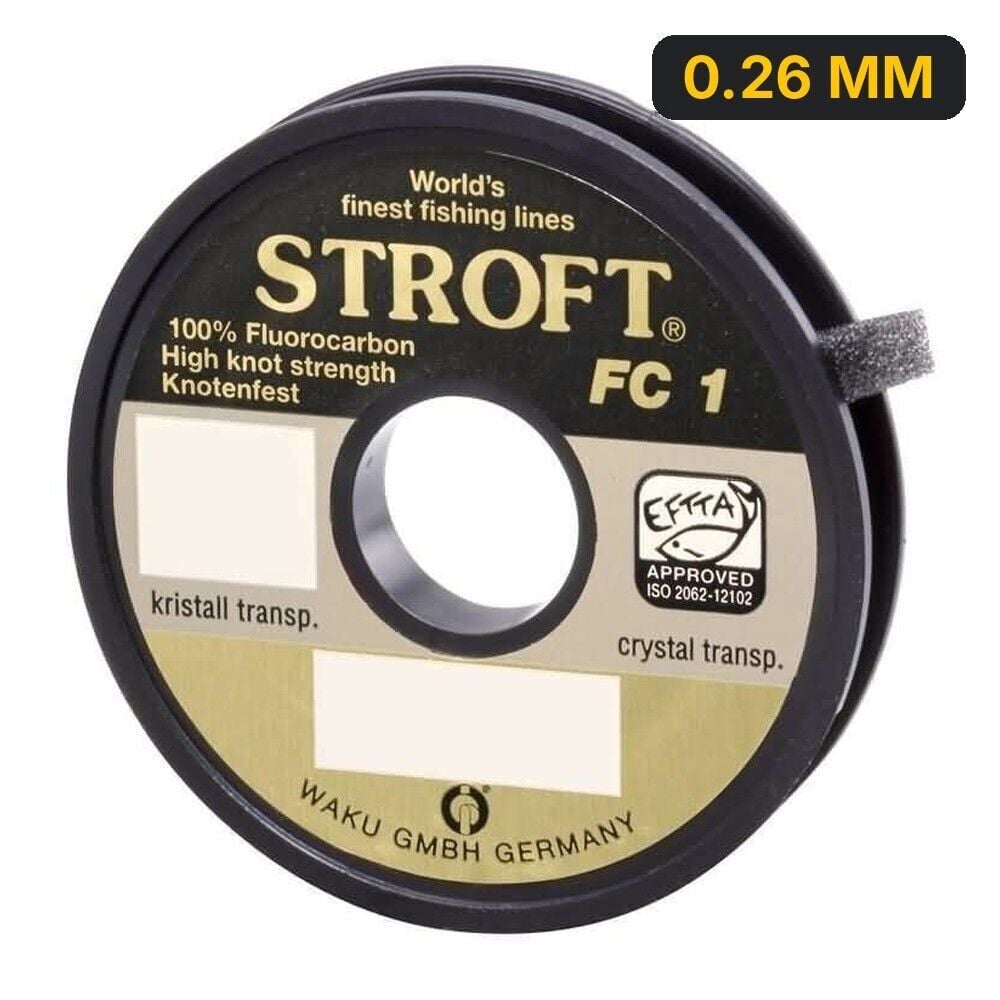 Stroft Fc1 25 Metre Fluorocarbon Misina 0.26 MM