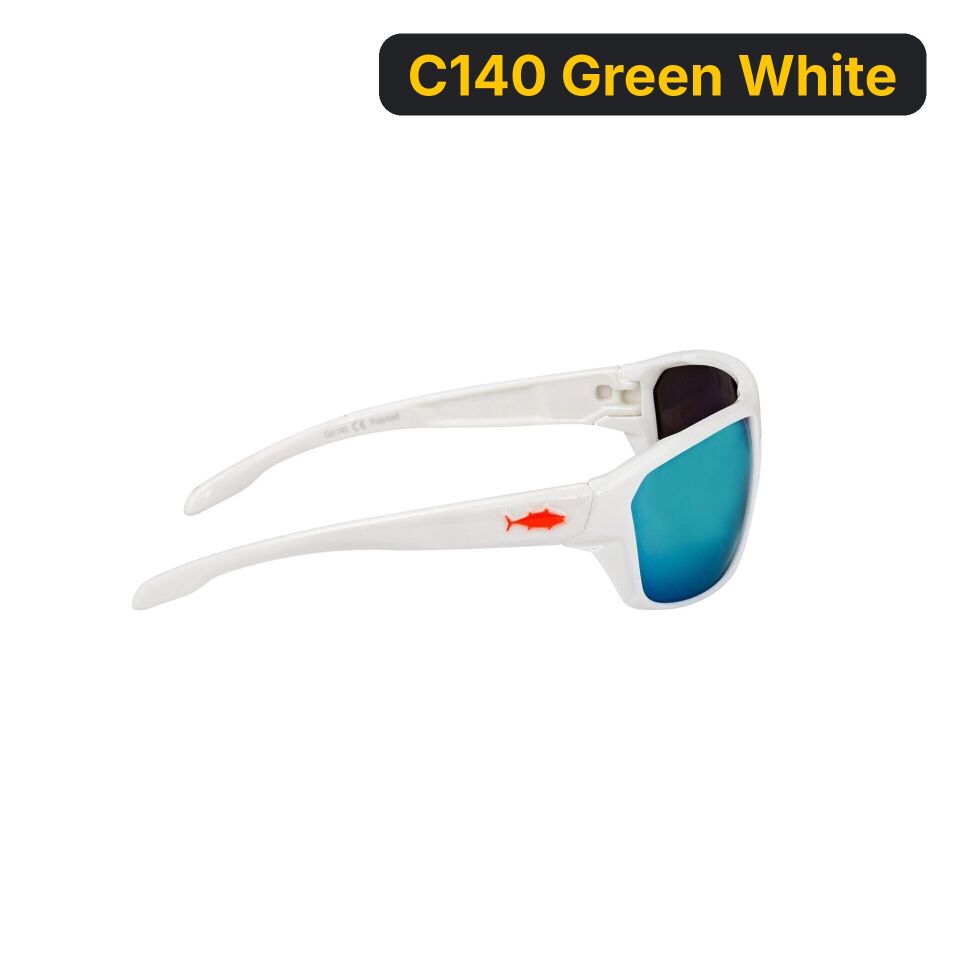 Fujin Pro Angler Polarize Güneş Gözlüğü C140 Green White