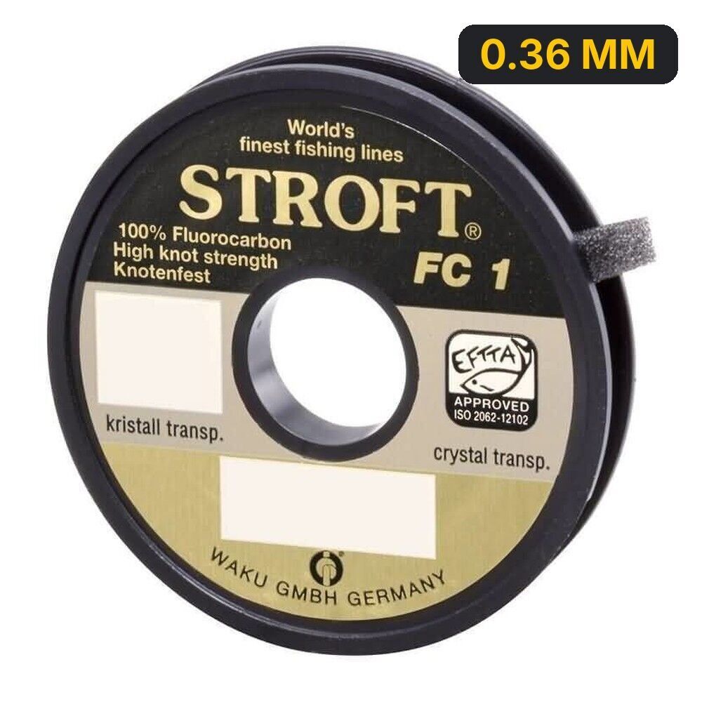 Stroft Fc1 25 Metre Fluorocarbon Misina 0.36 MM