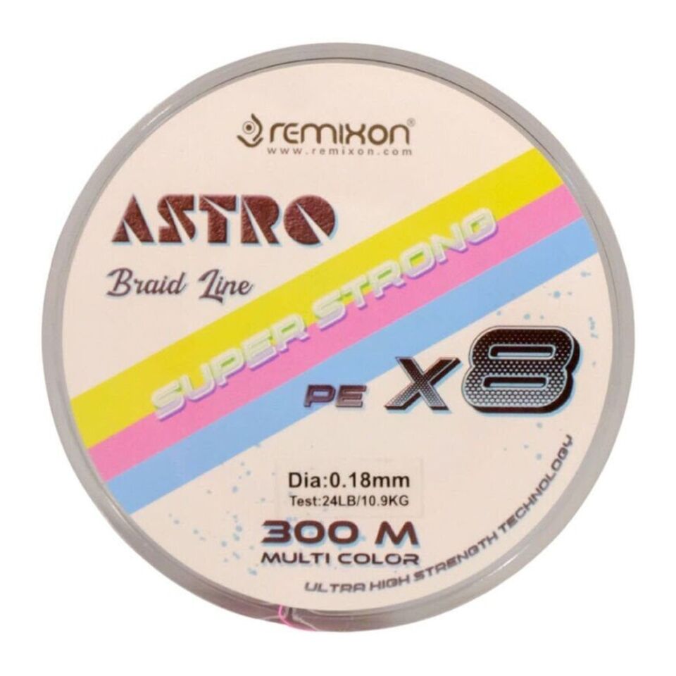 Remixon Astro 8X 300m M.Color İp Misina 0.18MM