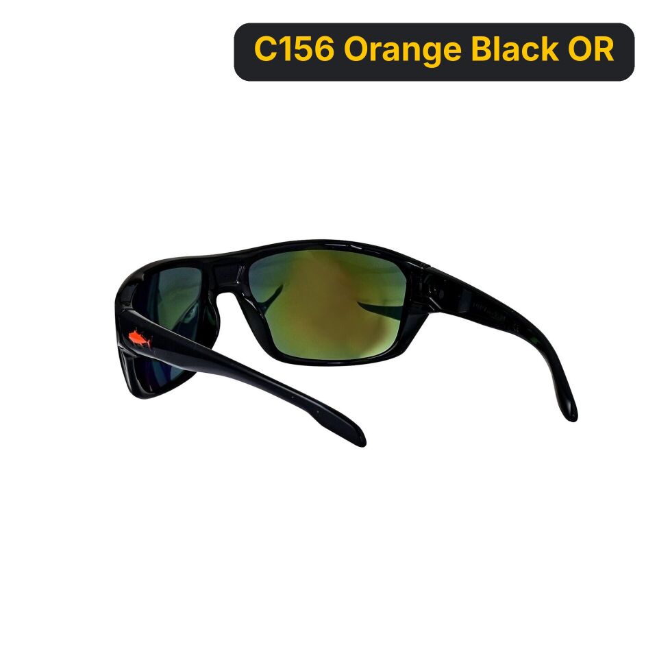 Fujin Pro Angler Polarize Güneş Gözlüğü C156 Orange Black OR