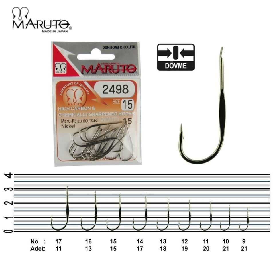 Maruto 2498 Nikel Olta İğnesi 15