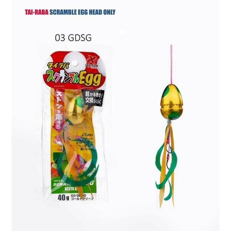 Xesta Tai-Raba Scramble Egg 40G Tai Rubber Yem