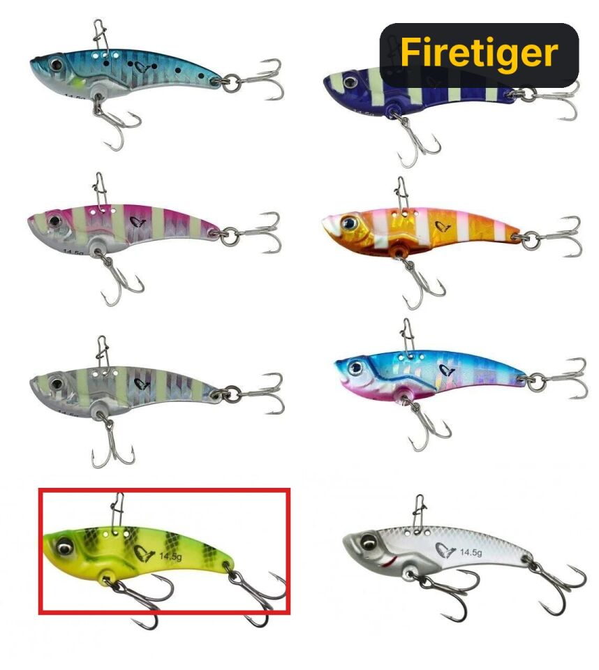 Savage gear 3D VIB Blade 5,5 cm 14,5gr Suni Yem Firetiger