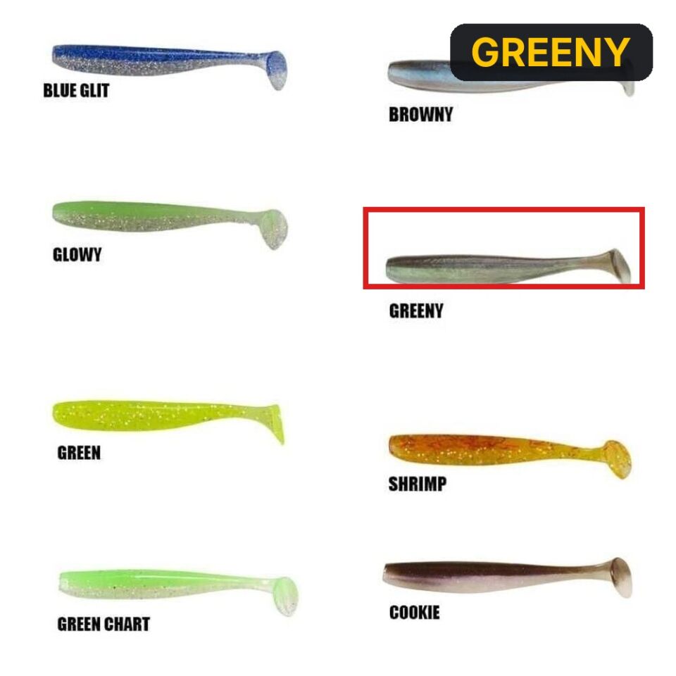 Ryuji Slim Shaker 10cm Silikon Yem (6 Adet) GREENY