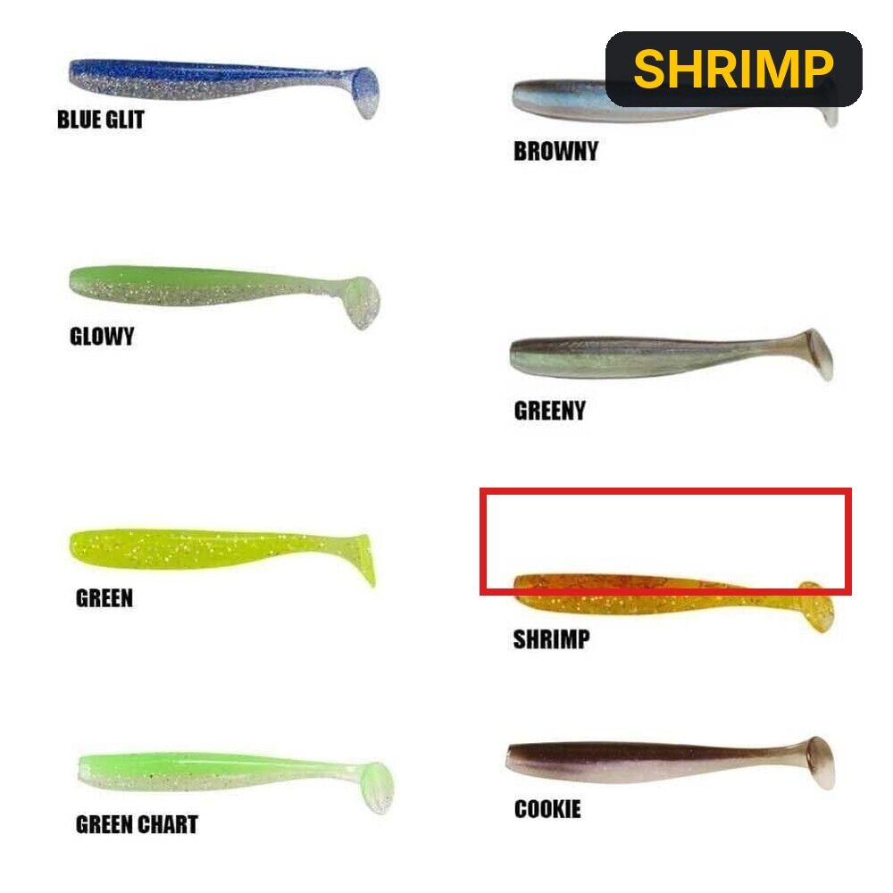 Ryuji Slim Shaker 10cm Silikon Yem (6 Adet) SHRIMP