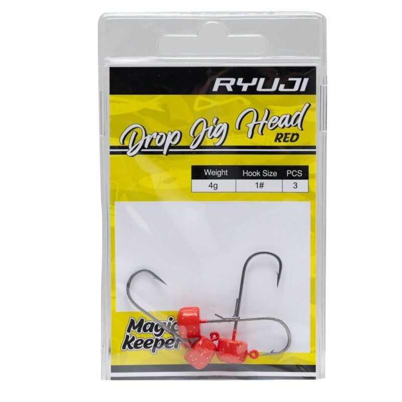 Ryuji Drop Jig Head Red UV ( 3 Adet)