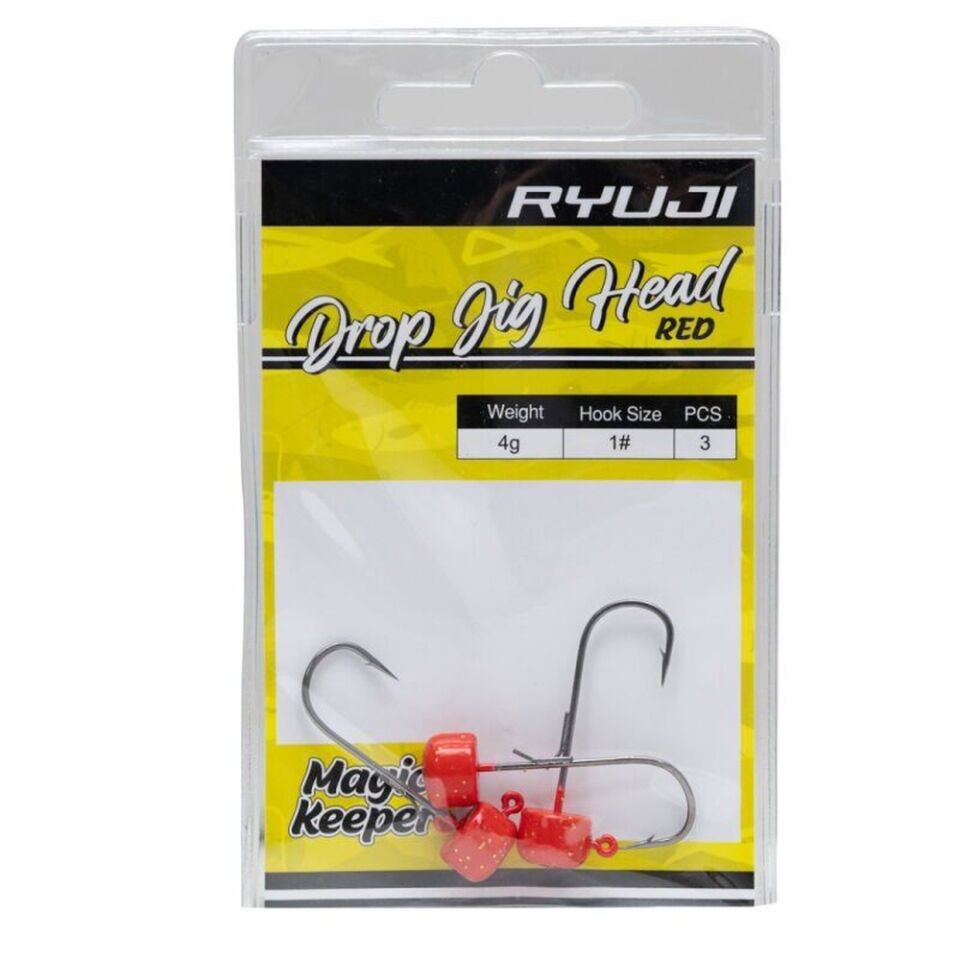 Ryuji Drop Jig Head Red UV ( 3 Adet)