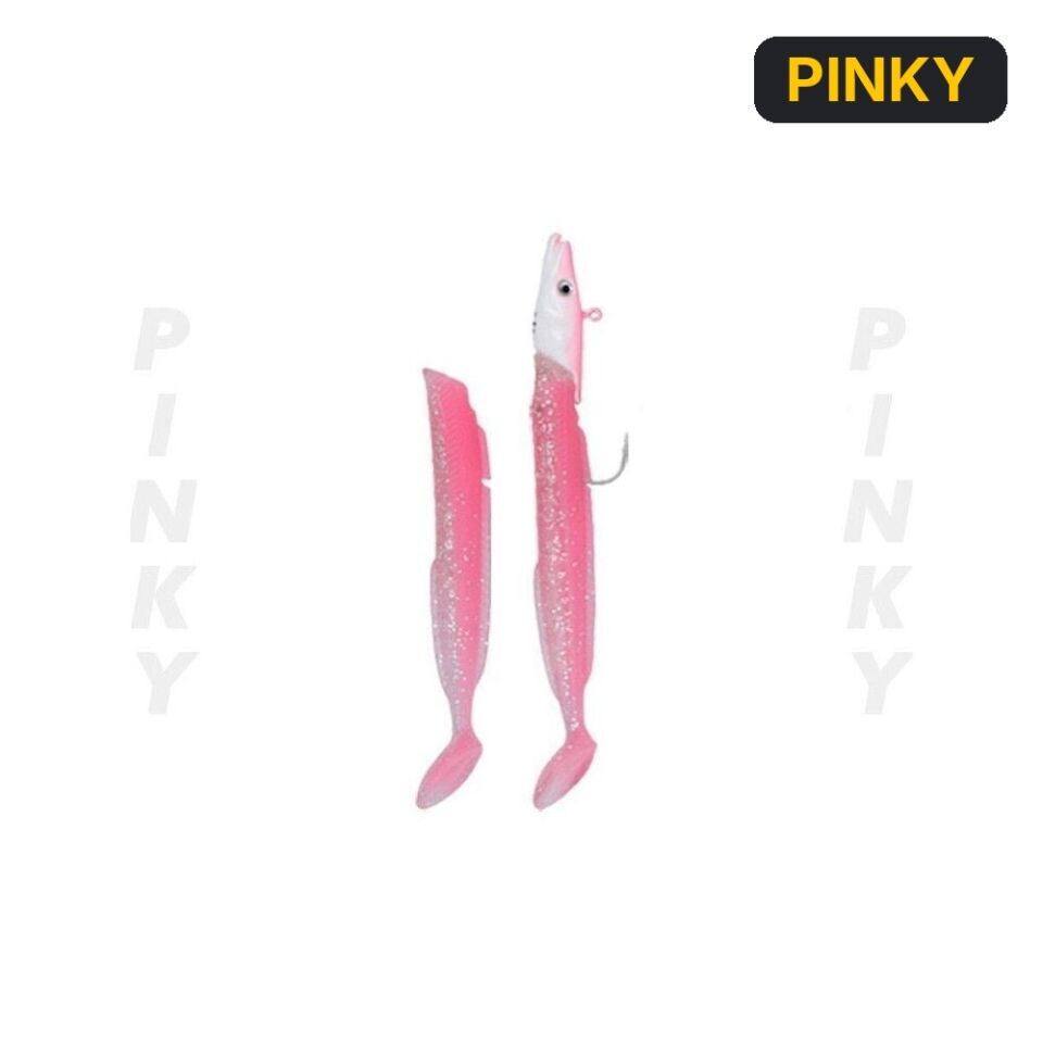 Fujin Salt Eel 13cm 22gr x2 Silikon Yem PINKY