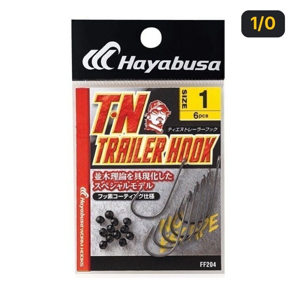 Hayabusa FF 204 T.N Trailer Delikli Çupra İğnesi Teflon Black 1/0