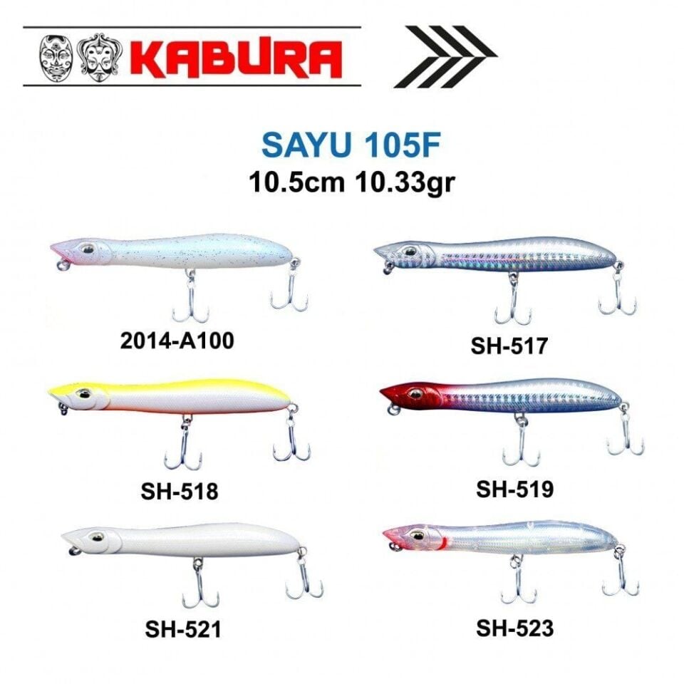 Kabura Sayu 105F Sahte Balık
