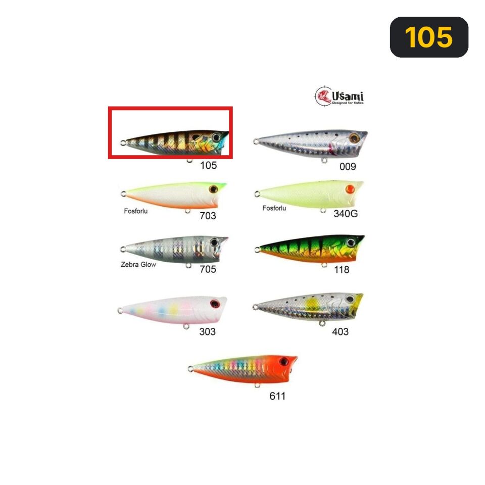Usami Mad Pop 70F 9.9 G Maket Balık 105