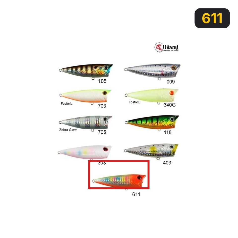 Usami Mad Pop 70F 9.9 G Maket Balık 611