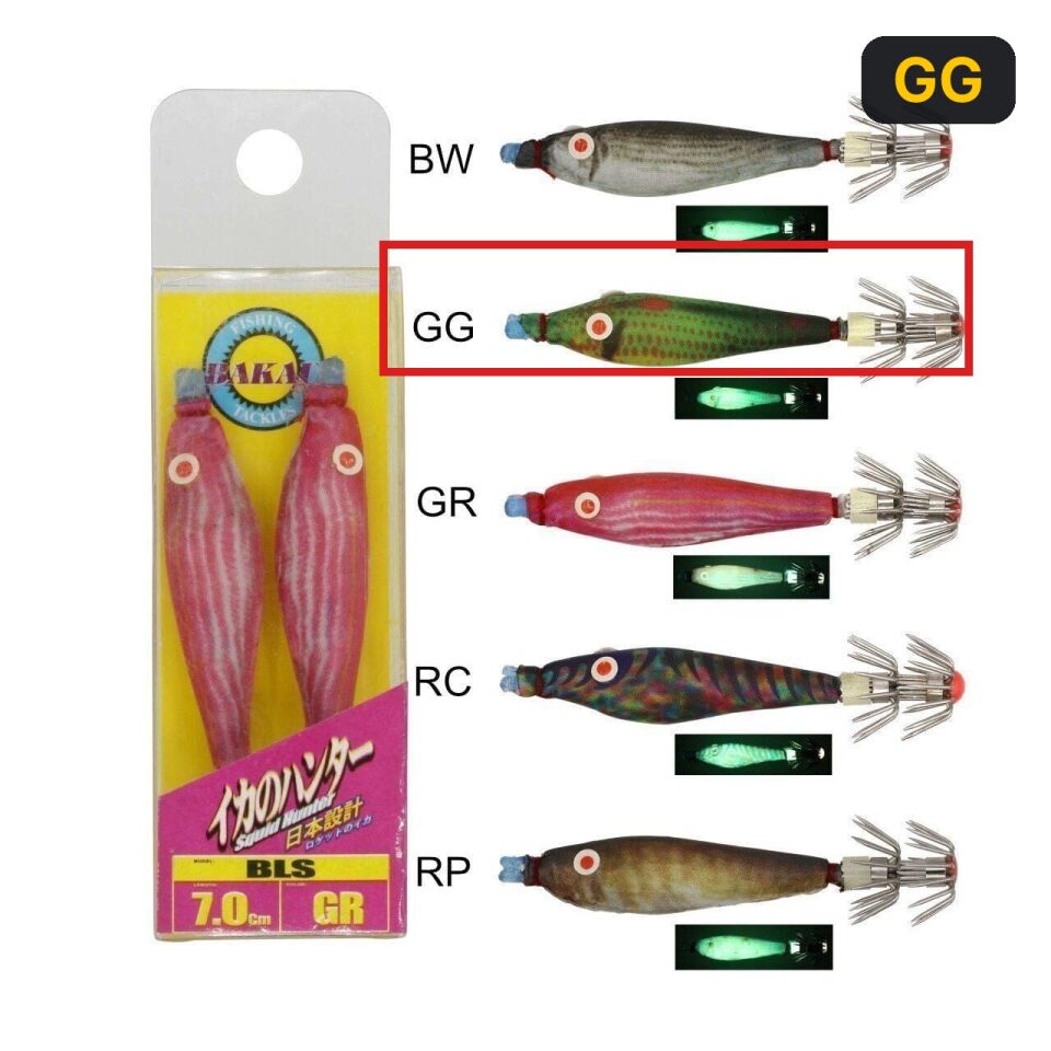 Bakau Squid Hunter Bls Kalamar Zokası 2li # 7Cm GG
