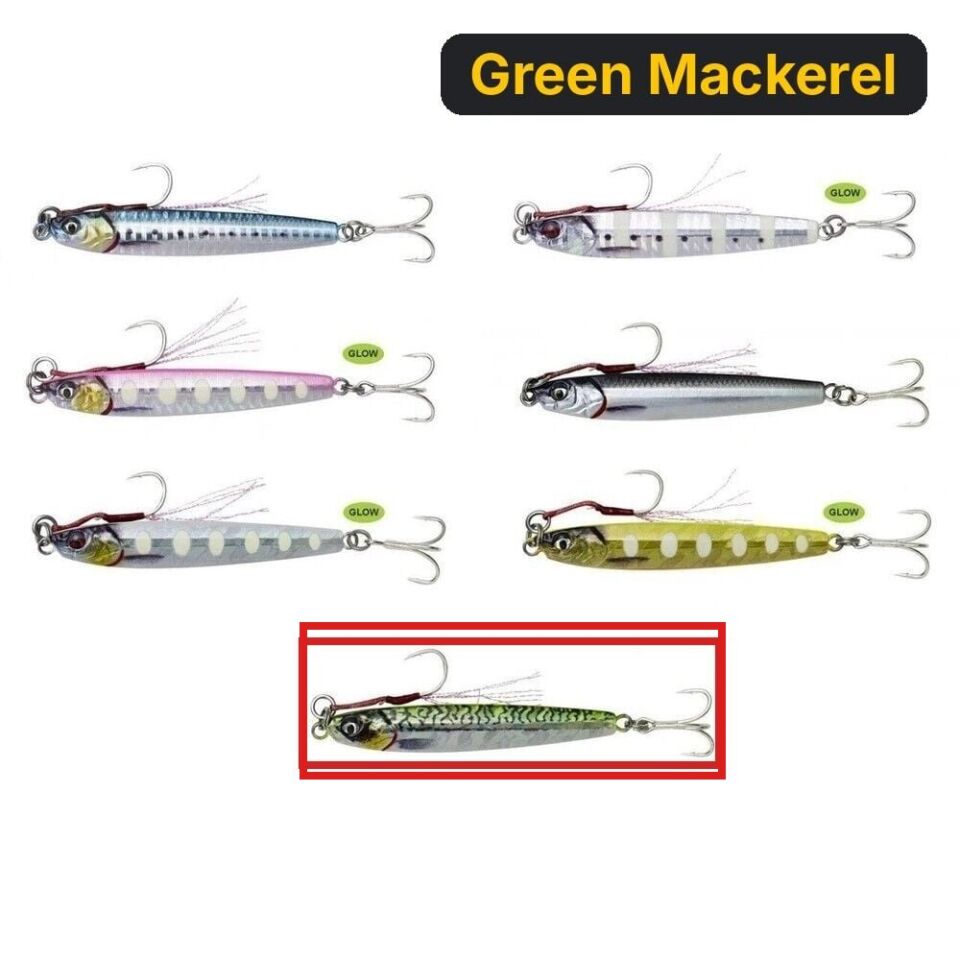 Savage gear 3D Jig Minnow 10 gr 5,9 cm Suni Yem Green Mackerel