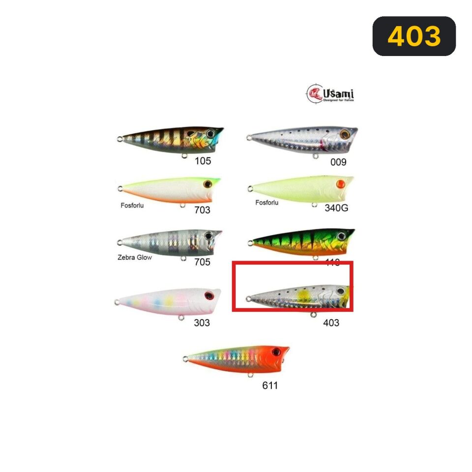 Usami Mad Pop 70F 9.9 G Maket Balık 403