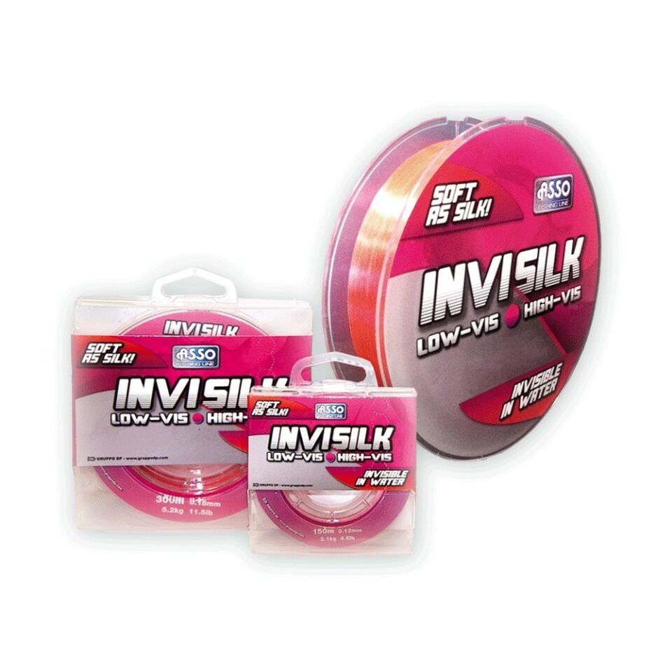 Asso Invisilk Surf Casting Fuşya 300 mt Misina