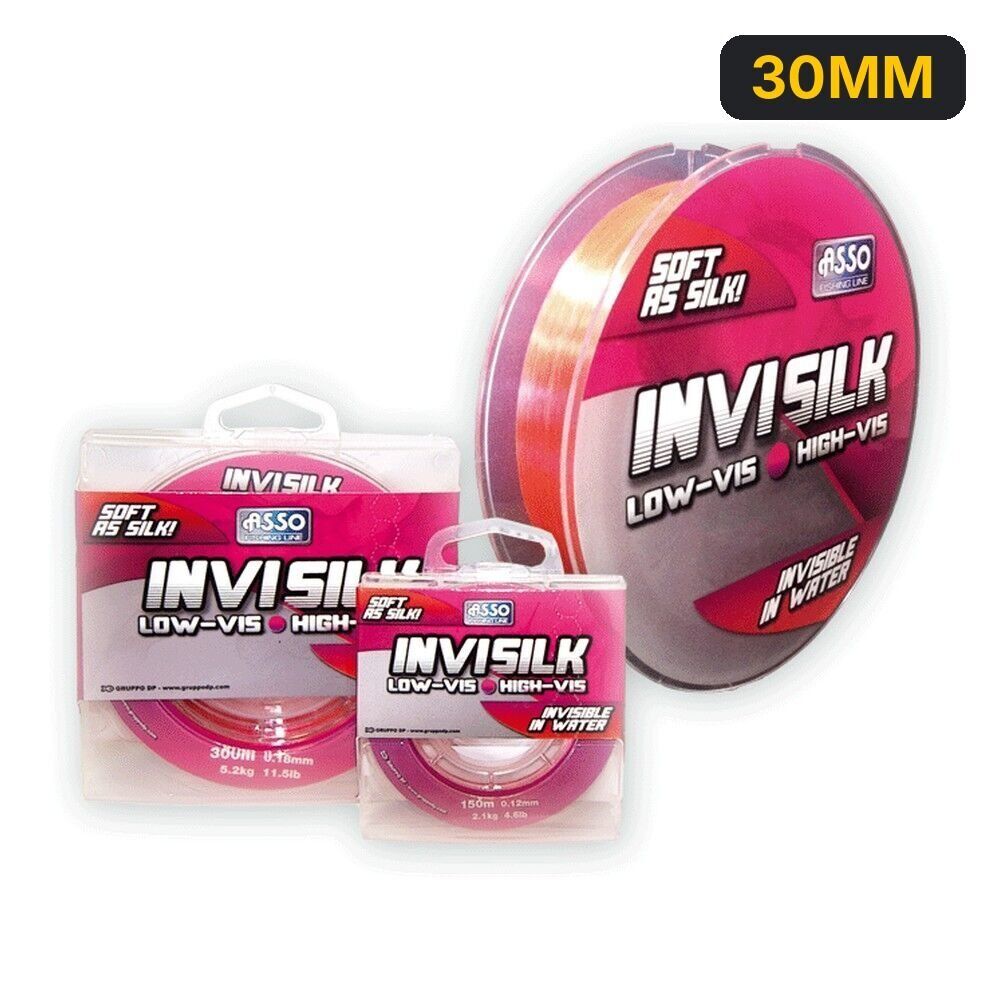 Asso Invisilk Surf Casting Fuşya 300 mt Misina 30MM