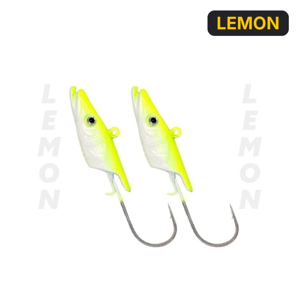 Fujin Salt Eel 8.5gr Jighead LEMON