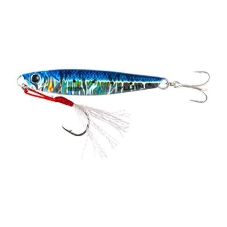 Fujin Jig-X 20gr Light Jigging Jig Yem MT04 Zebra Glow