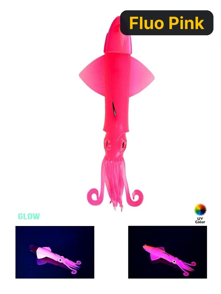 Fujin Calamax EVO 160gr Combo Squid Silikon Yem Fluo Pink