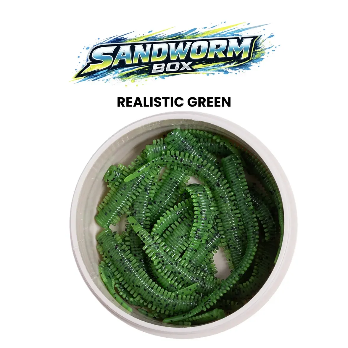 Pandora Sandworm Box 7cm Silikon Yem Realistic Green