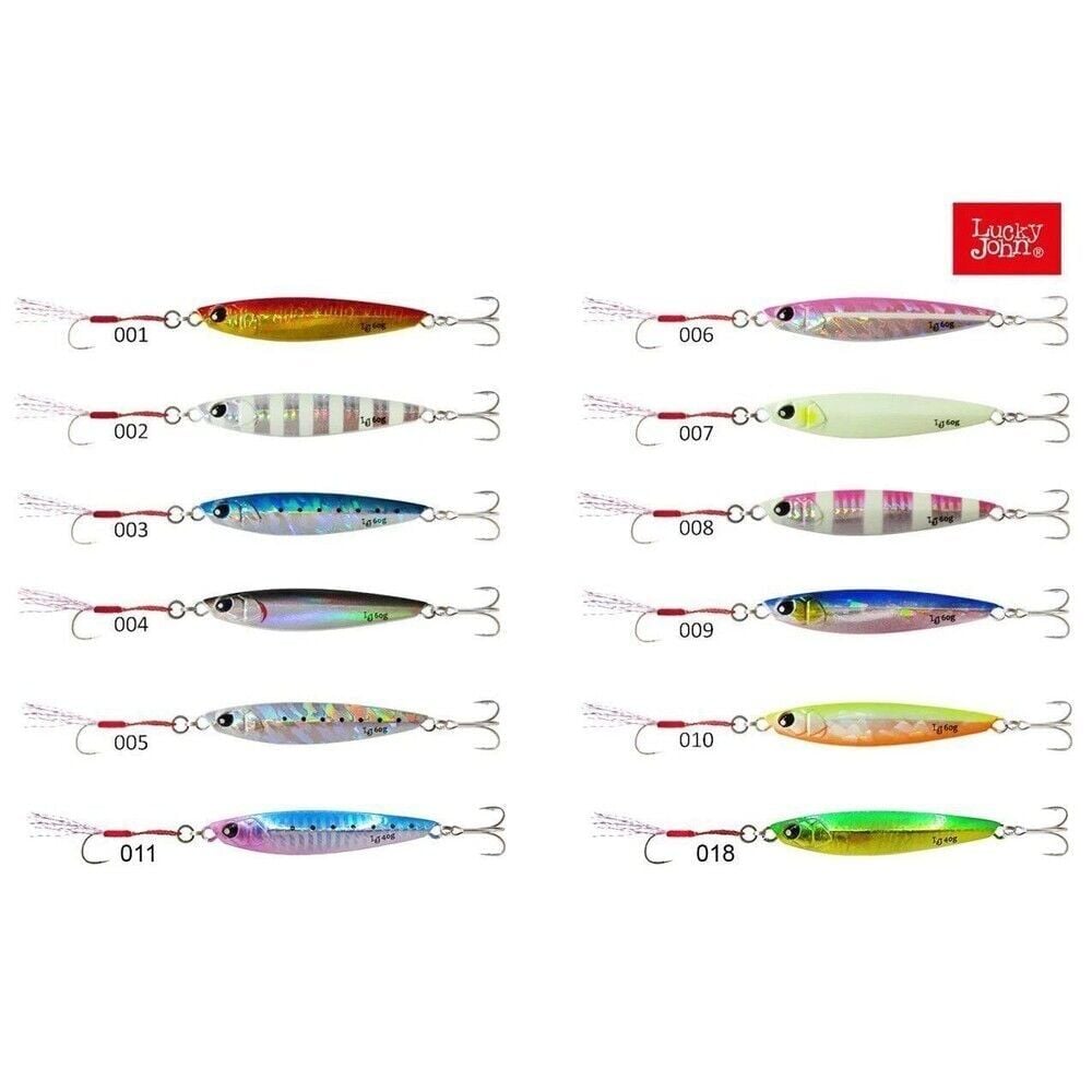 Lucky John Basara Jig Yem 12Gr 010 - CHARTREUSE ORANGE