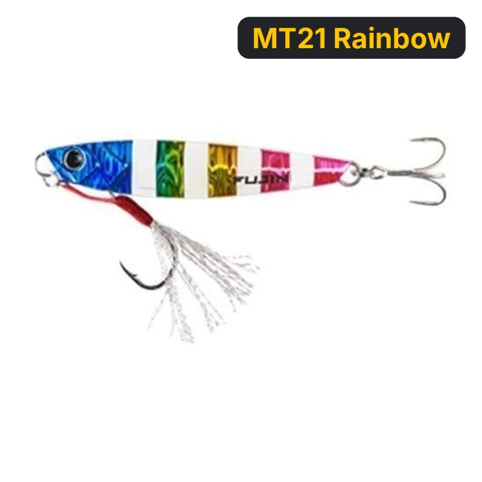 Fujin Jig-X 20gr Light Jigging Jig Yem MT21 Rainbow