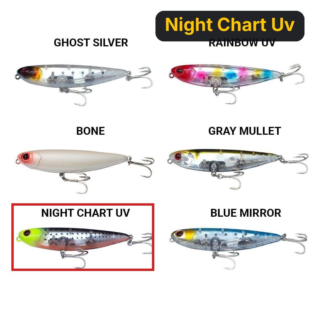 Ryuji Dog Strike 9cm 11gr Maket Yem Night Chart Uv