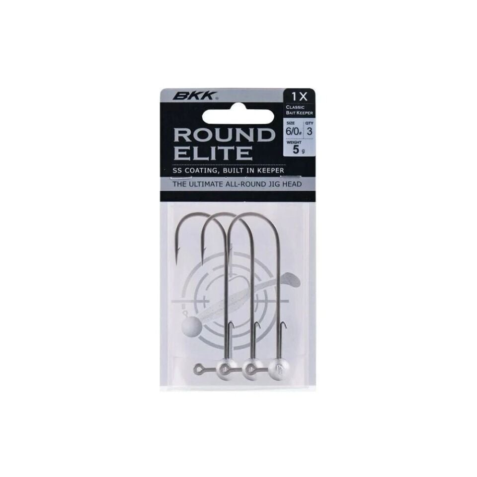 BKK Round Elite-Classic Bait Keeper Jighead